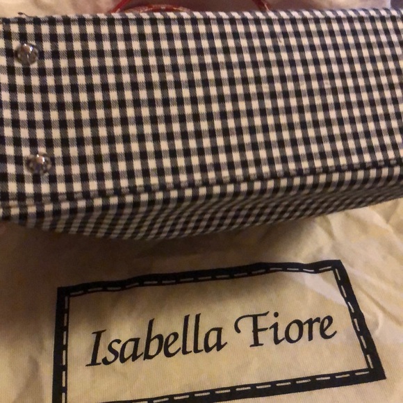Checkered vintage bag by Isabella Fiore - Picture 4 of 8